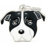 My Family Amstaff gravírovateľný přívěsek 2,8 x 3,9 cm – Zboží Mobilmania