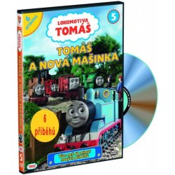 DVD film LOKOMOTIVA TOMÁŠ 5: TOMÁŠ A NOVÁ MAŠINKA DVD