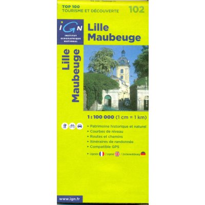 Lille Maubeuge 1:100 000 mapa – Zboží Mobilmania