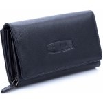 Money Maker Kvalitní dámská kožená 12137B černá – Zboží Dáma