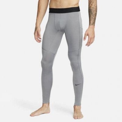 Nike pánské legíny Pro šedé – Zboží Dáma