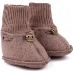 Mikk-line dětské kožené capáčky Jelenic barefoot protiskluzové růžová – Zboží Mobilmania