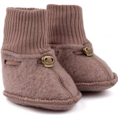 Mikk-line dětské kožené capáčky Jelenic barefoot protiskluzové růžová – Zboží Mobilmania