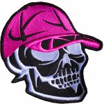 Warrior Dog Lebka s kšiltovkou Barva kšiltovky: Růžová, Velikost nášivky: 5 cm – Sleviste.cz