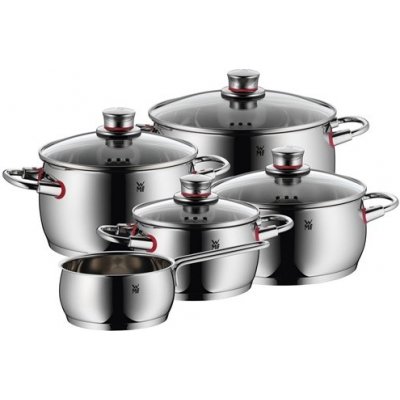 WMF Quality One sada hrnců, nerezová ocel, lze mýt v myčce, 5 kusů – Zboží Dáma