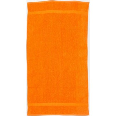 Towel City Luxusní froté jemná osuška s dlouhým vlasem 550 g/m Oranžová 70 x 130 cm 70 x 130 cm