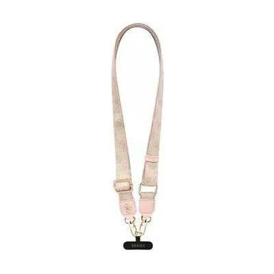 Popruh Guess Crossbody PU 4G Metal Logo Pink 140409 – Hledejceny.cz