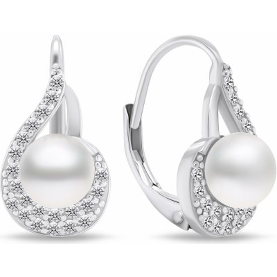 Brilio Silver náušnice EA751W – Zboží Mobilmania