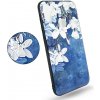Pouzdro a kryt na mobilní telefon Pouzdro MFashion Samsung A42​ 5G​​ - 3D květy - modré