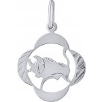 SILVEGO Stříbrný přívěsek znamení zvěrokruhu Býk čtyřlístek SILVEGOB10281S05 – Hledejceny.cz