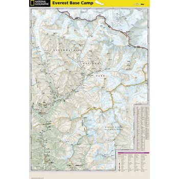 Everest Base Camp Nepál Adventure Map GPS komp. NGS