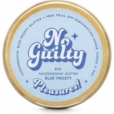 Ministerstwo Dobrego Mydła Facegroovin' Blue Frosty Bio třpytky na obličej a tělo 10 g – Zboží Dáma