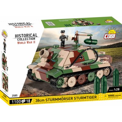 COBI 2585 World War II Německý samohybný raketomet 38 cm Sturmmörser TIGER Sturmtiger – Hledejceny.cz