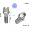 Kolové šrouby a matice Kolový šroub M12x1,25x22 kužel, klíč 17, C17B22F, výška 48,5mm