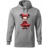 Dámská mikina Malfini dámská mikina Hororová Minnie Horror Minnie Mouse Černá