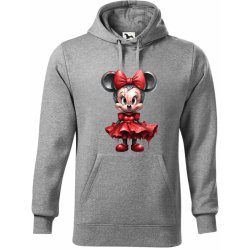 Malfini dámská mikina Hororová Minnie Horror Minnie Mouse Černá