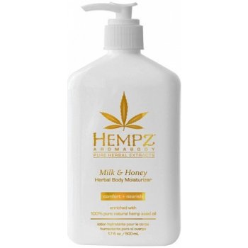 Hempz hydratační tělový krém mléko a med 500 ml