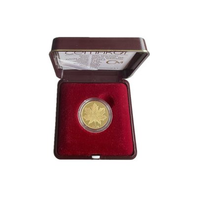 Česká mincovna Zlato - Au - Aurum Medaile ZOH Vancouver 2010 Proof 1/4 Oz