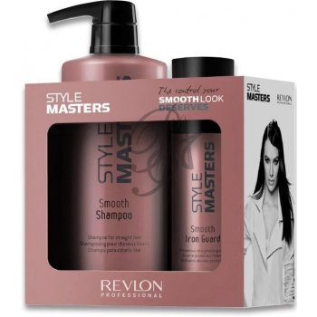 Revlon Style Masters Smooth Pack uhlazující šampon 400 ml + uhlazující krém na vlasy s termo ochranou 150 ml dárková sada