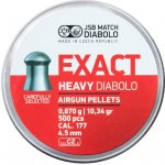 JSB Diabolo Exact Heavy - 0,670g / 10,34gr / 4,520 mm / 500 kusů diabolek – Sleviste.cz