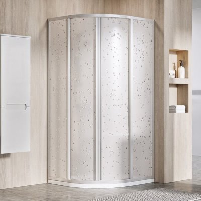 RAVAK Ravak: Supernova čtvrtkruhový SKCP4-80,90 Satin PEARL- plast 800 500 mm – Zboží Mobilmania