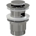 Výpust umyvadlová CLICK/CLACK 5/4" celokovová s přepadem Alca 5/4", malá zátka A39 – Sleviste.cz