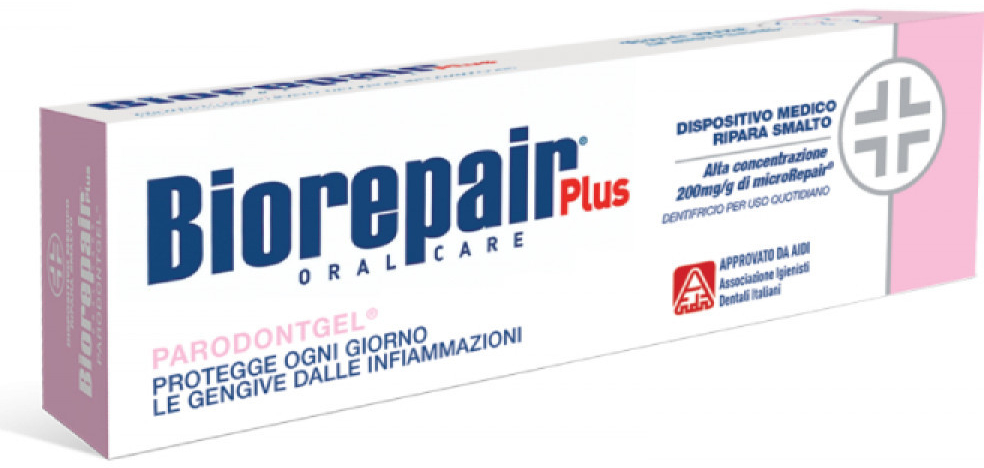 Biorepair Plus Parodontal pasta posilující zubní sklovinu proti parodontóze 75 ml