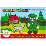 Teddies Omalovánky Moje první zvířátka 21x14,5cm MPZ – Zboží Dáma