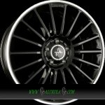 Keskin KT15 7x17 5x114,3 ET40 black lip polished | Zboží Auto