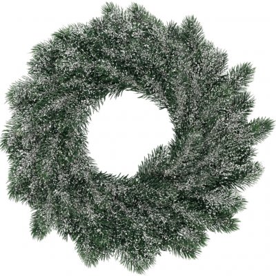 Home Styling Collection Vánoční věnec s efektem mrazu, Ø 35 cm zelený – Hledejceny.cz
