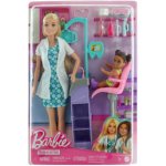 Barbie povolání herní set s panenkou 1. zubařka – Zboží Mobilmania