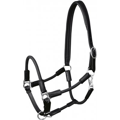 Waldhausen Kožená ohlávka Nevada černá/stříbrná – Zboží Mobilmania