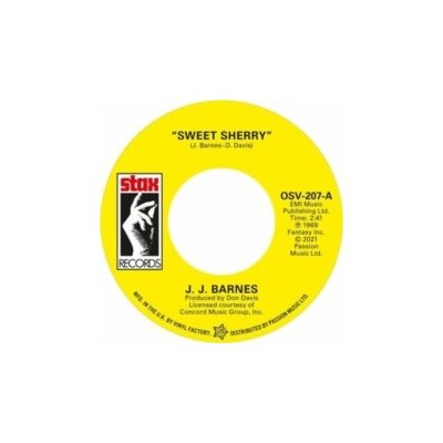 Sweet Sherry/The Whole Damn World Is Going Crazy J.J. Barnes LP – Hledejceny.cz