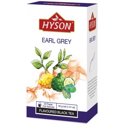 Hyson černý čaj Earl Grey 20 ks