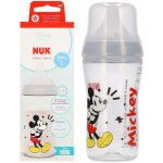 Nuk Perfect Match láhev Mickey s kontrolou teploty šedá 260ml – Sleviste.cz