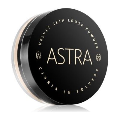 Astra Make-up Velvet Skin rozjasňující sypký pudr pro sametový vzhled pleti 02 Porcelain 11 g