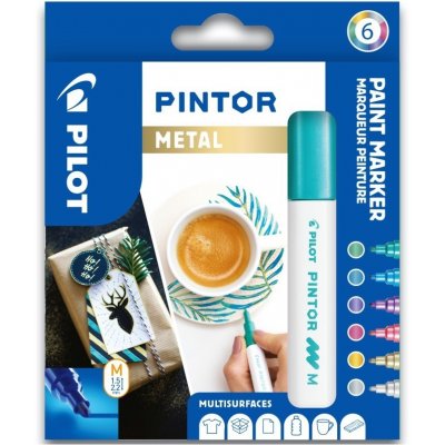 Pilot Pintor 4076 Metal 6 ks – Zboží Mobilmania