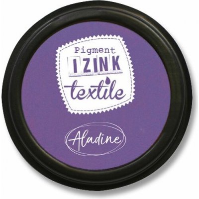 Aladine Razítkovací polštářek Izink Textile fialová – Zboží Mobilmania