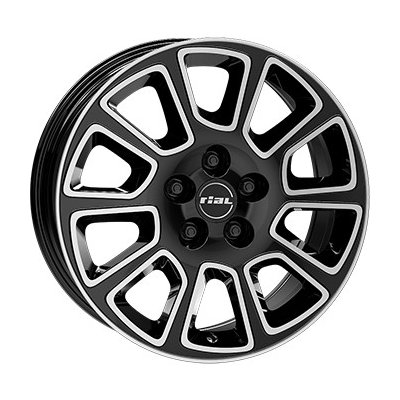 RIAL TRANSPORTER 2 6x15 5x112 ET30 black polished – Hledejceny.cz