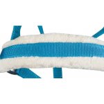 HKM ohlávka se syntetickým beránkem Tyrkysová – Zboží Dáma