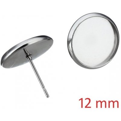 Puseta lůžko VNITŘNÍ ČÁST 12mm z chirurgické oceli - Obsah balení 50 ks PO 012a – Hledejceny.cz