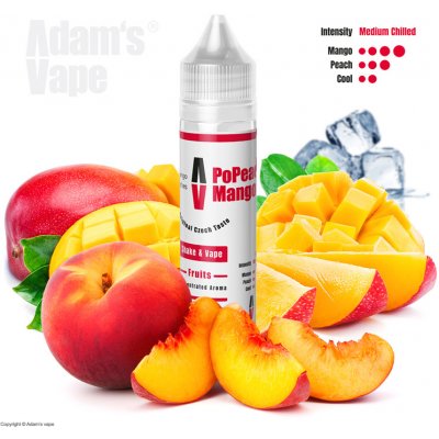 Adams vape Shake & Vape PoPeachi Mango 10 ml – Zboží Dáma