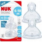 Nuk savička Flow Control transparentní 2 ks – Zboží Dáma