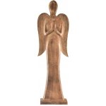 INDECOR Anděl 23 x 7 x 78 cm, mangové dřevo INDECOR X13062 – Sleviste.cz