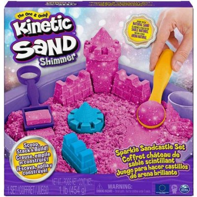 Kinetic Sand Shimmer Shimmering Sandbox Set růžový – Sleviste.cz