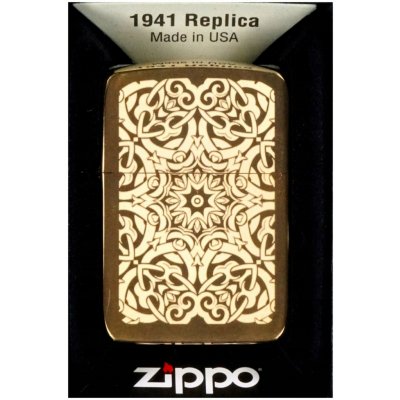 Zippo 1941 Replika Ornament Kartáčovaná mosaz – Hledejceny.cz