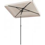 Tangkula Zahradní slunečník AM13194HM, 198 × 131 cm, béžový – Hledejceny.cz