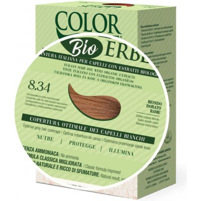 Color Erbe přírodní barva na vlasy 13 zlatavě měděná blond Natur Erbe 135 ml