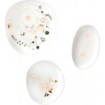 Decor by Glassor Set tří talířků z říše divů se zlatým dekorem – Zbozi.Blesk.cz