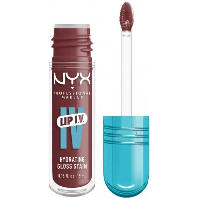 NYX Professional Makeup Lip IV dlouhotrvající lesk na rty s hydratačním účinkem 02 hydra honey 5 ml – Hledejceny.cz